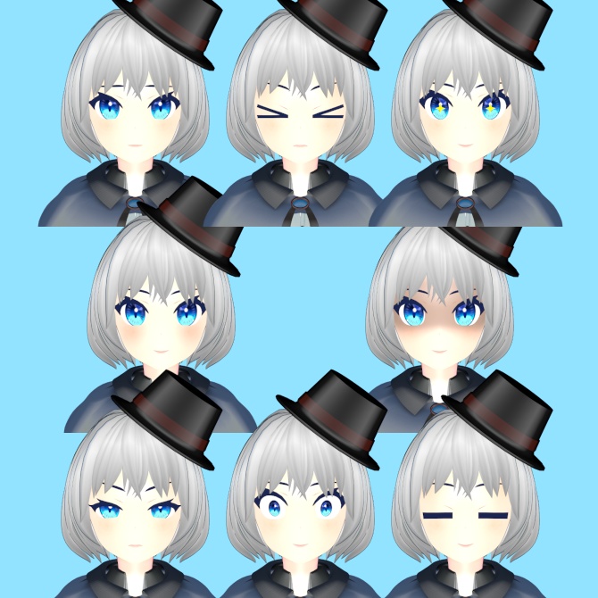 オリジナル3Dモデル「エマ_Emma」【VRM対応】