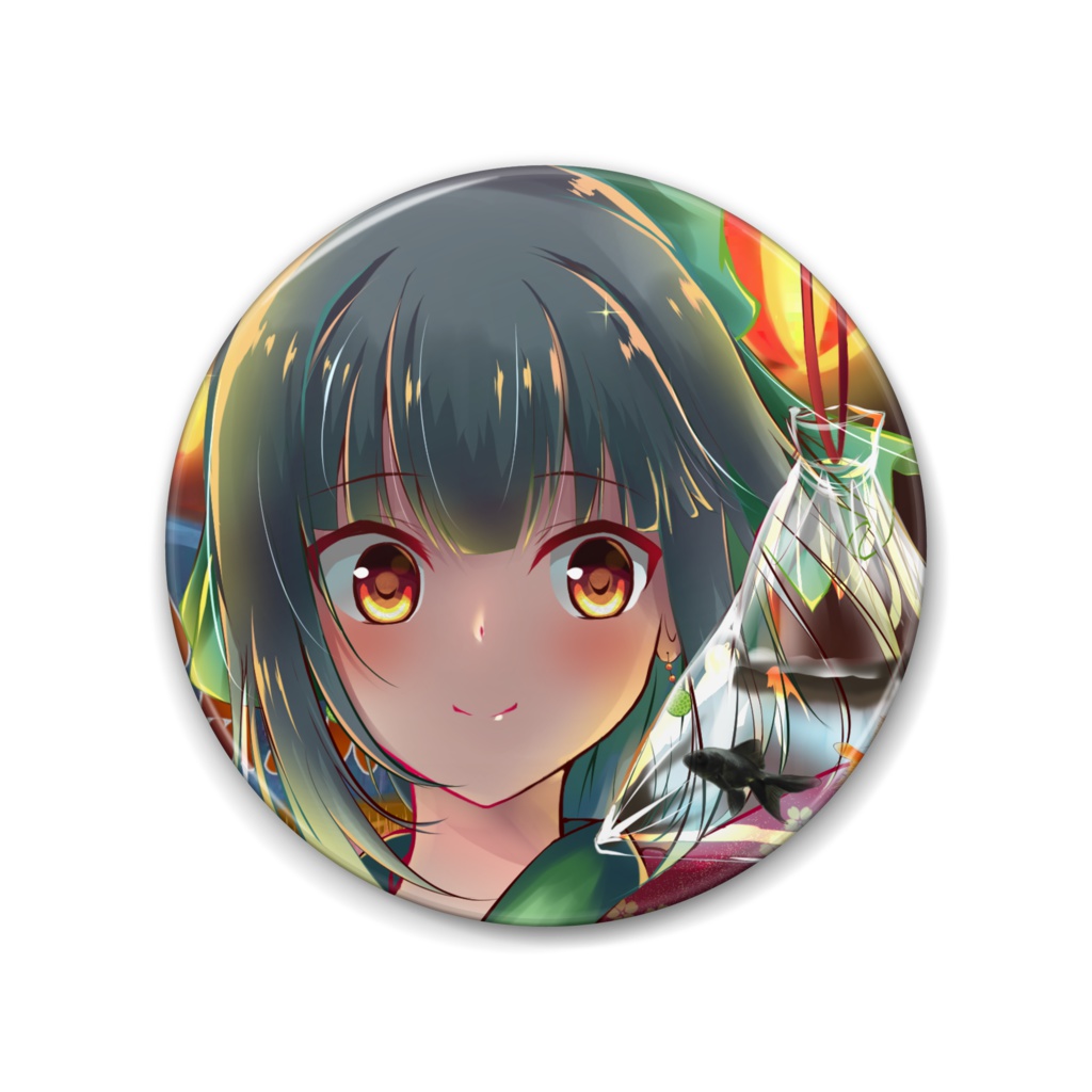 夕張(缶バッジ88mm)
