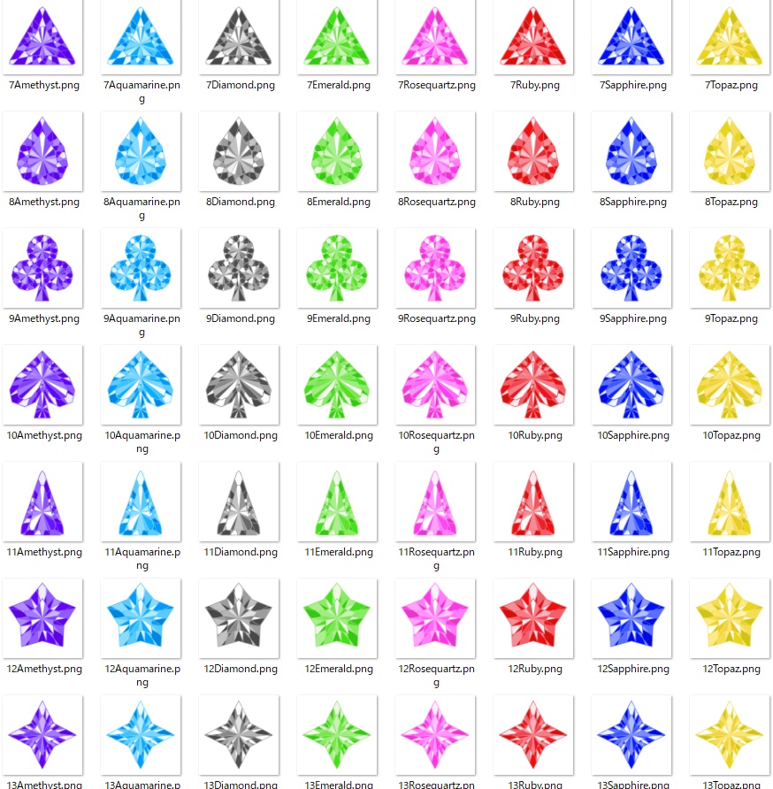 【無料/有料】ワンポイント宝石【加工可】