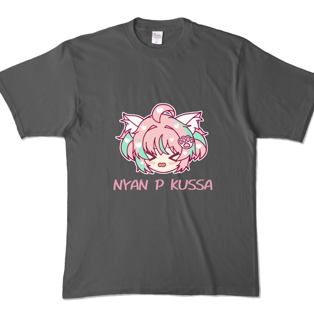 にゃんPくっさぁTシャツ（グレー）