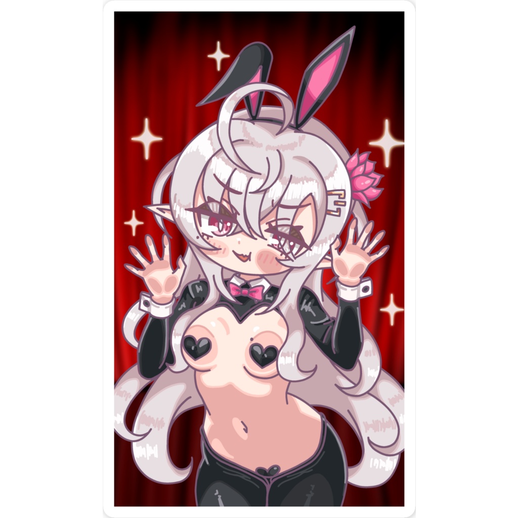 テュテュルちゃん4周年記念スマホステッカー