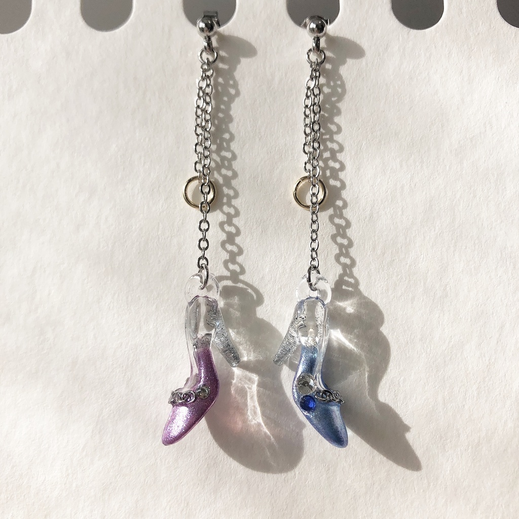 離そばヒールB ピアス、ノンホールピアス