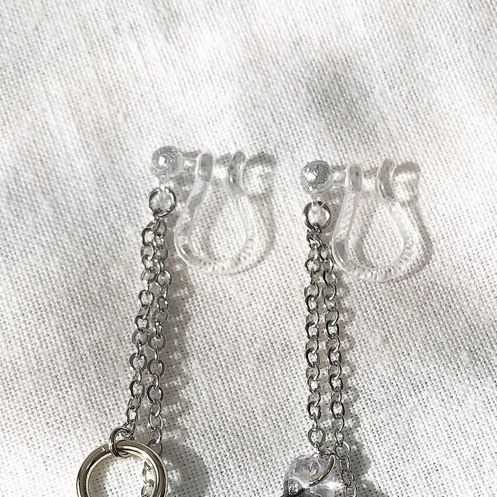 離そばヒールB ピアス、ノンホールピアス