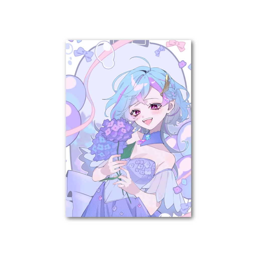 旭乃アクア2025誕生日記念フォト風カード