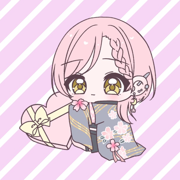 津島さんバレンタイン缶バッジ