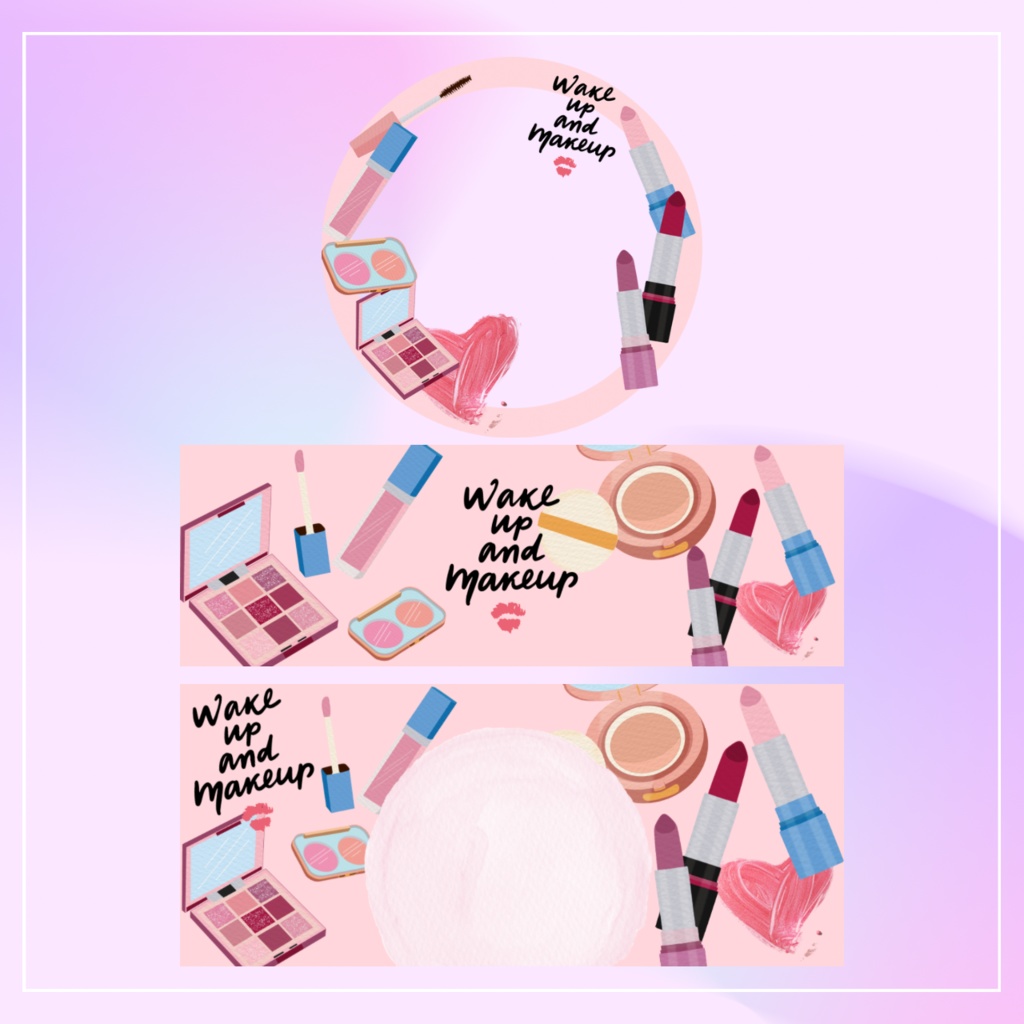 コスメ アイコンリング＋ヘッダー素材