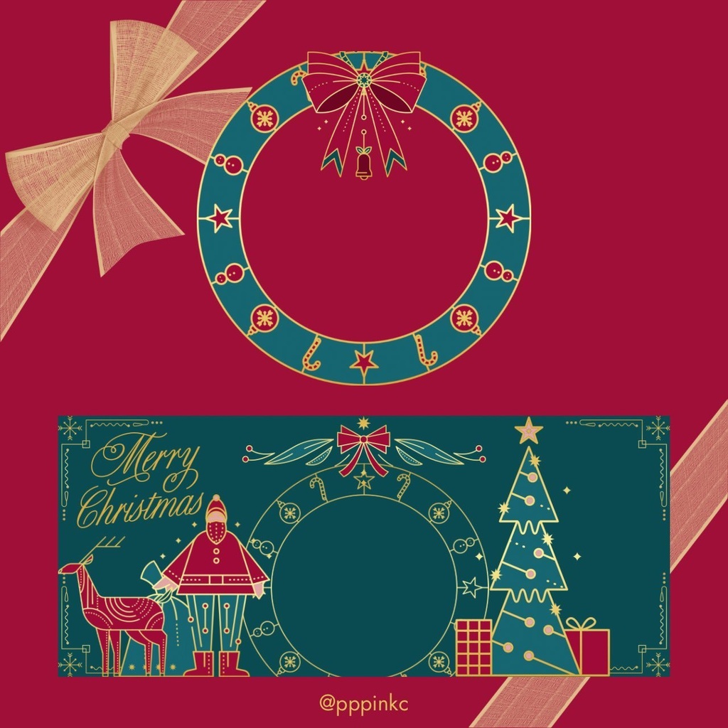 クリスマス アイコンリング＋IRIAMヘッダー素材