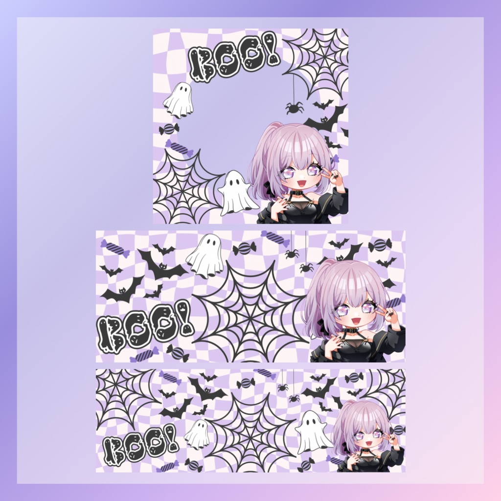 ハロウィン アイコンリング＋ヘッダー素材