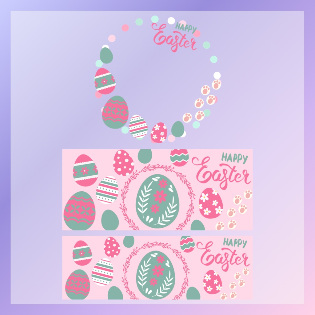 イースター アイコンリング＋ヘッダー素材