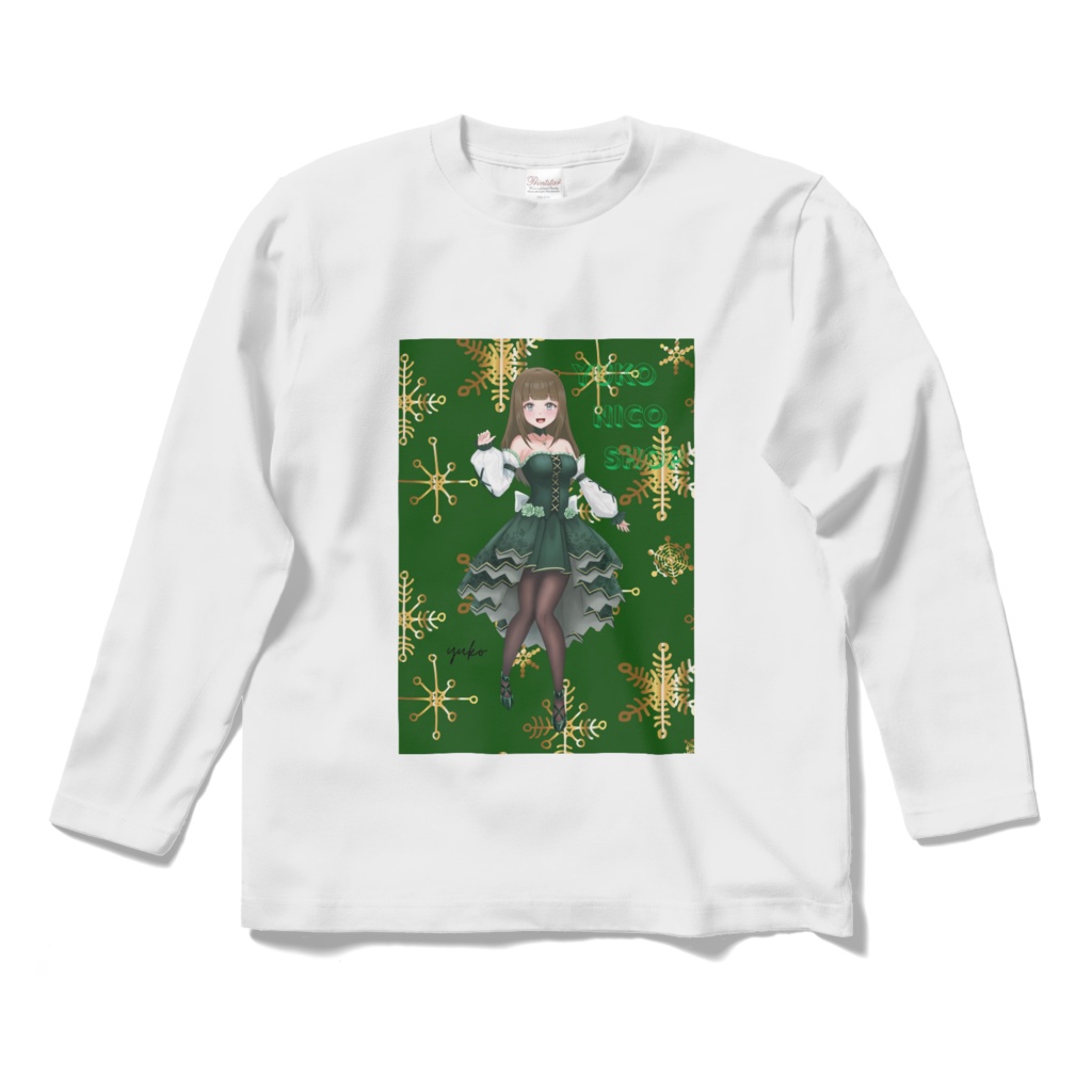 『YUKO NICO SHOP』 オリジナル ロングスリーブTシャツ(ユウコ✨)