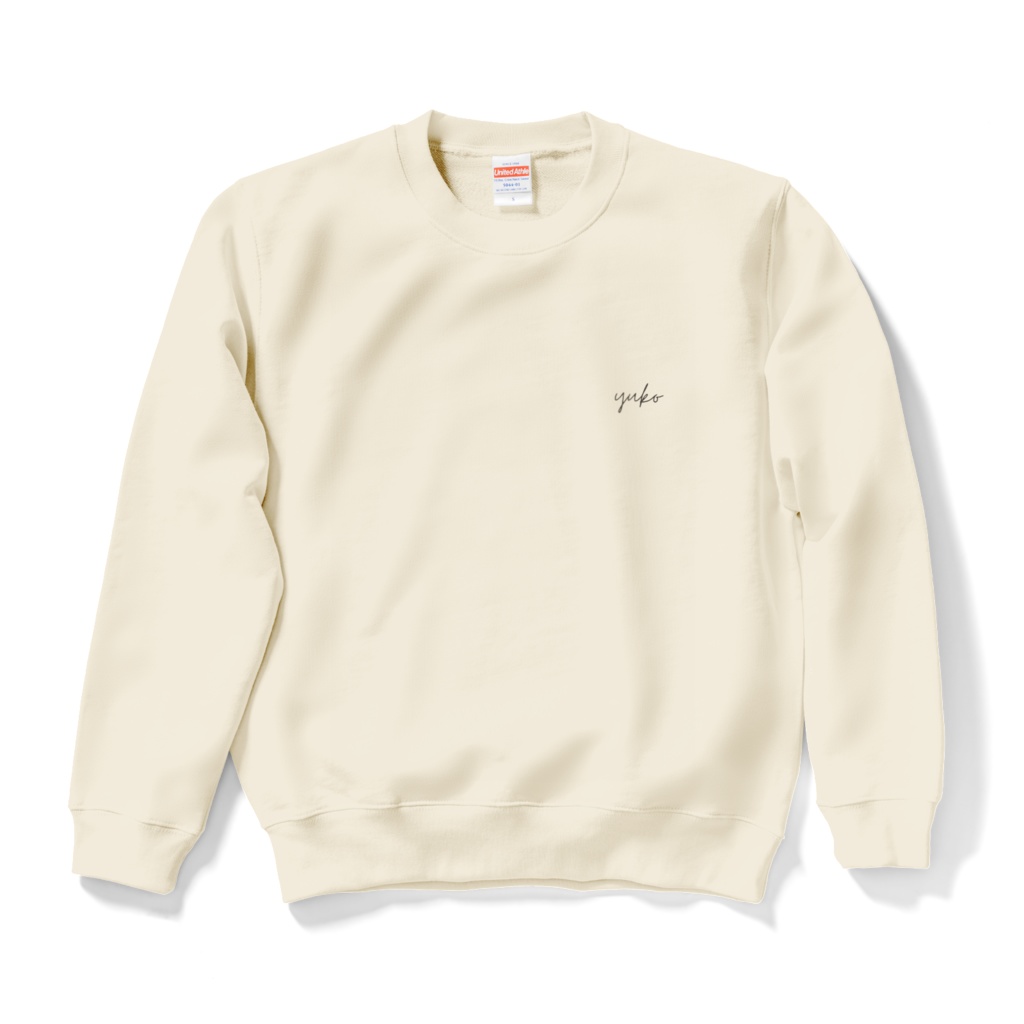 yuko✨ オリジナルデザイン　スウェット(ナチュラル[オフホワイト])