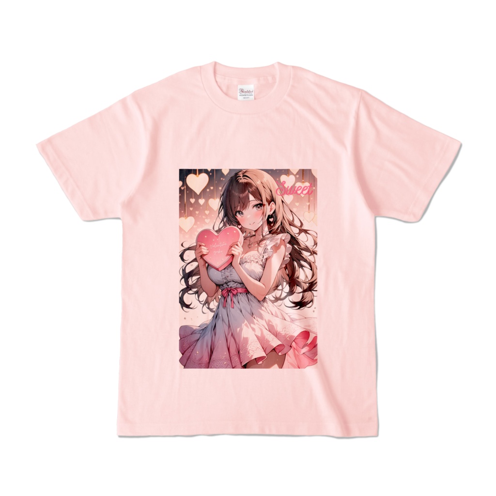 valentine🩷yuko✨オリジナルTシャツ(ライトピンク)[バレンタイン限定]🍫❤️