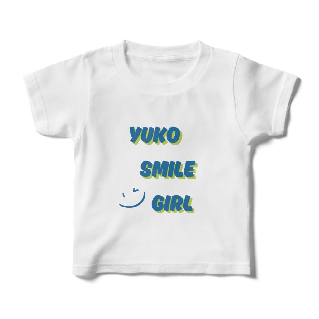 『YUKO SMILE GIRL🙂』親子お揃いオリジナルTシャツ(キッズ)
