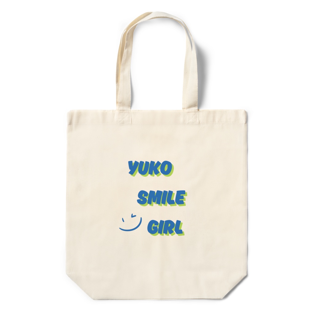 『YUKO SMILE GIRL🙂』親子お揃いエコバッグ