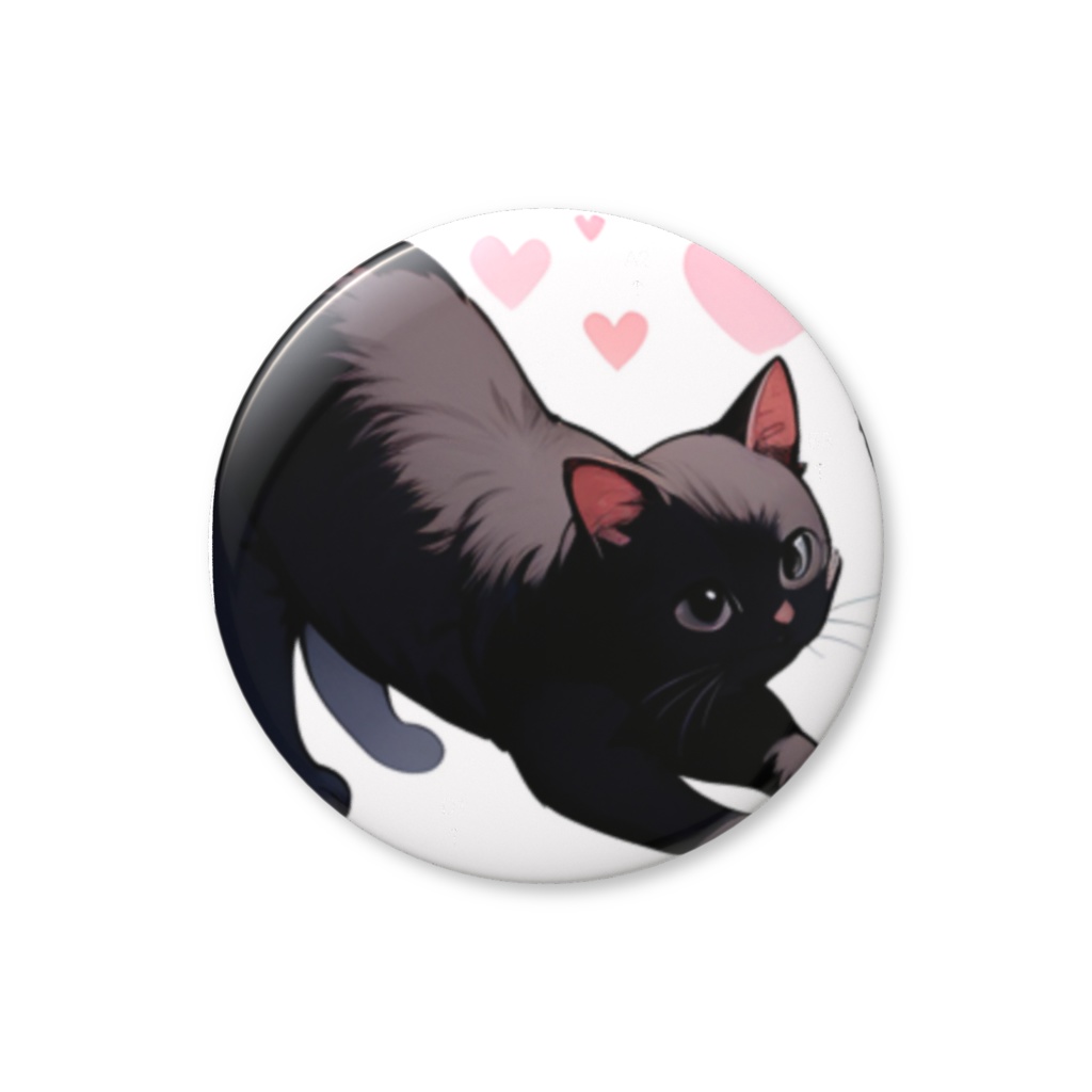 猫の日🐱にゃんにゃん😘🩷ミニユウコ✨オリジナルミニ缶バッジ(ネコ➀)