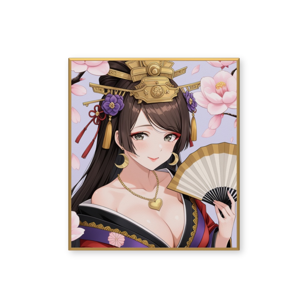 【ひな祭り🎎&初配信〜1年2ヶ月目㊗️記念コラボ✨】オリジナルデザイン色紙(中)