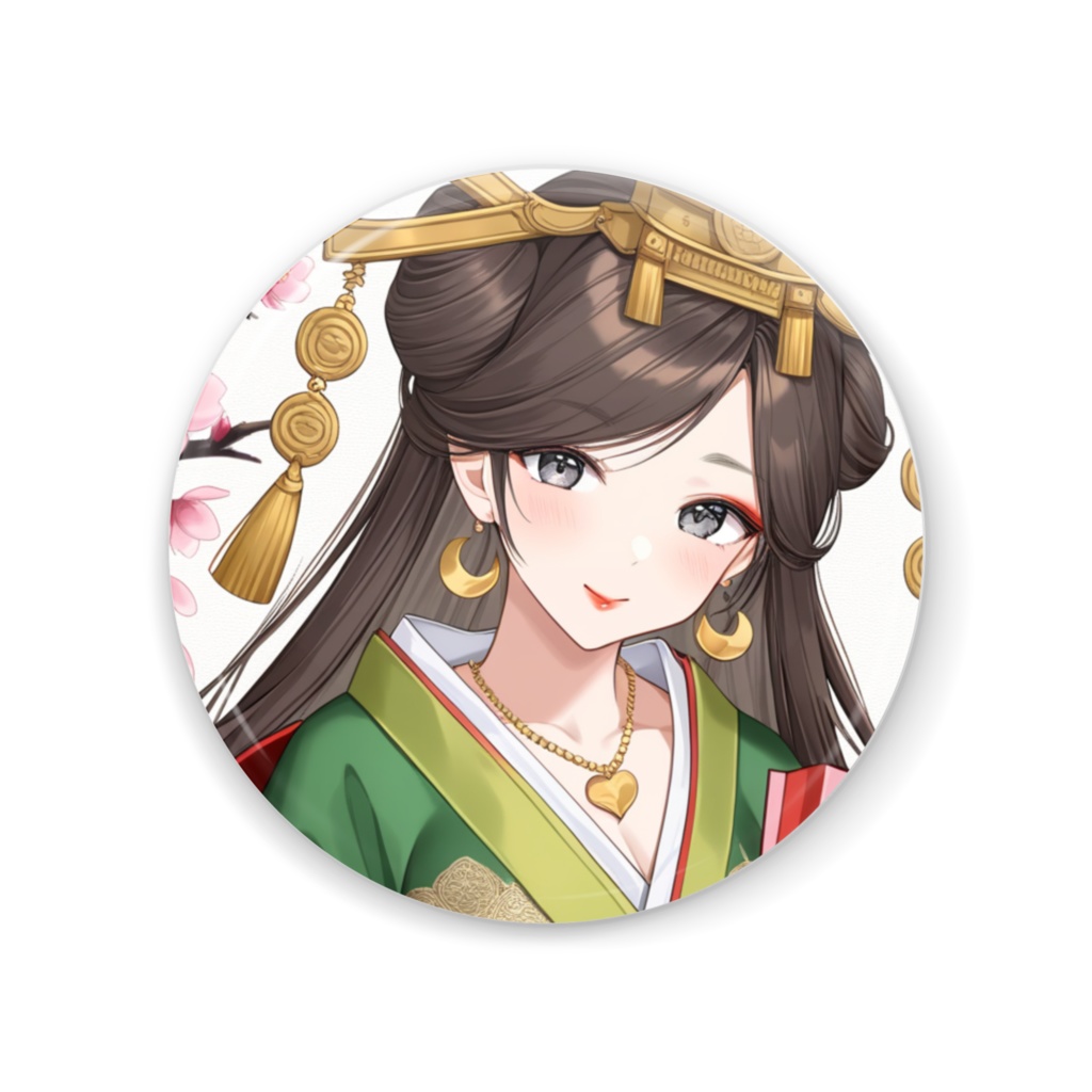 【ひな祭り🎎&初配信〜1年2ヶ月目㊗️記念コラボ✨】オリジナルデザイン缶ミラー