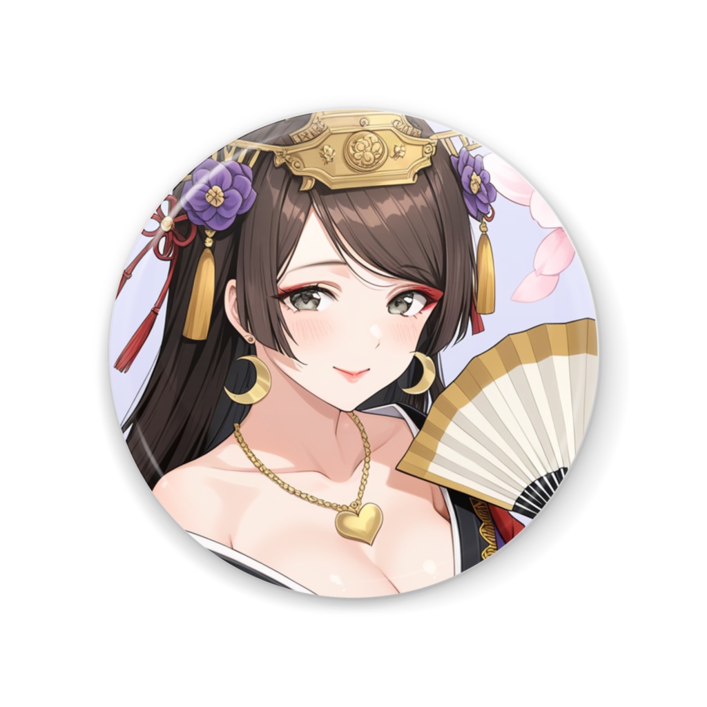 【ひな祭り🎎&初配信〜1年2ヶ月目㊗️記念コラボ✨】オリジナルデザイン缶ミラー