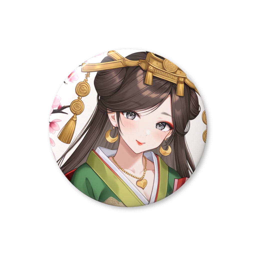 【ひな祭り🎎&初配信〜1年2ヶ月目㊗️記念コラボ✨】お雛様🎎セクシー💖yuko✨オリジナルBIG缶バッジ