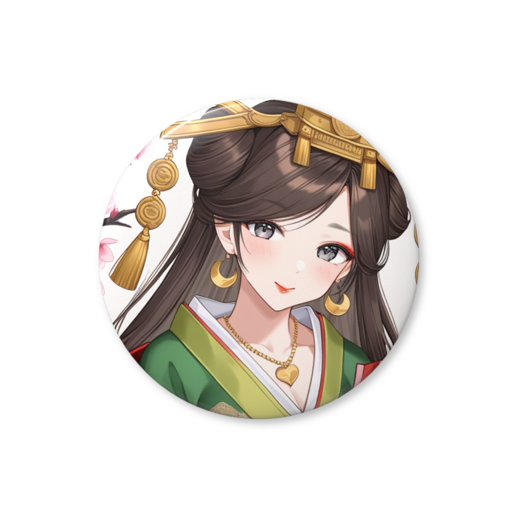 【ひな祭り🎎&初配信〜1年2ヶ月目㊗️記念コラボ✨】お雛様🎎セクシー💖yuko✨オリジナル缶バッジ