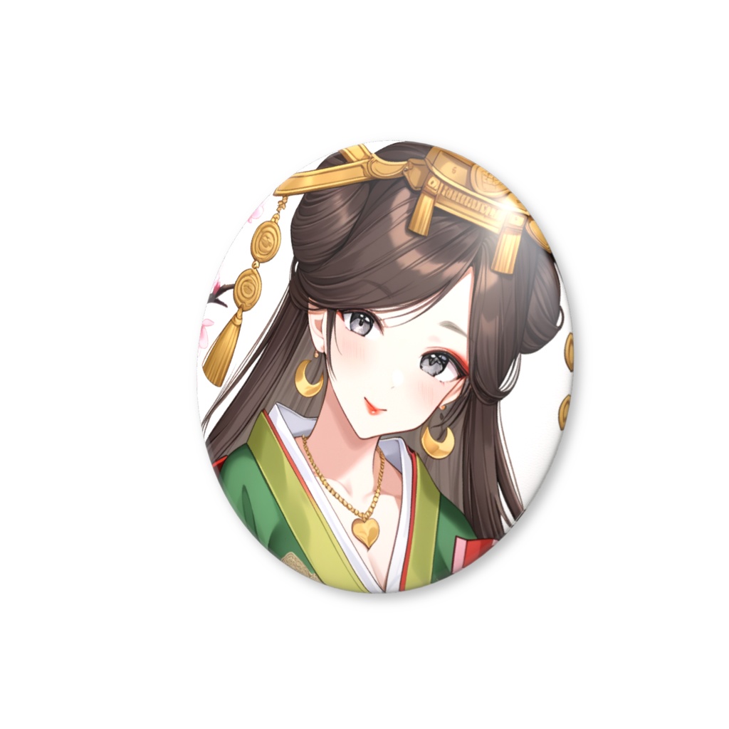 【ひな祭り🎎&初配信〜1年2ヶ月目㊗️記念コラボ✨】お雛様🎎セクシー💖yuko✨オリジナル缶バッジ