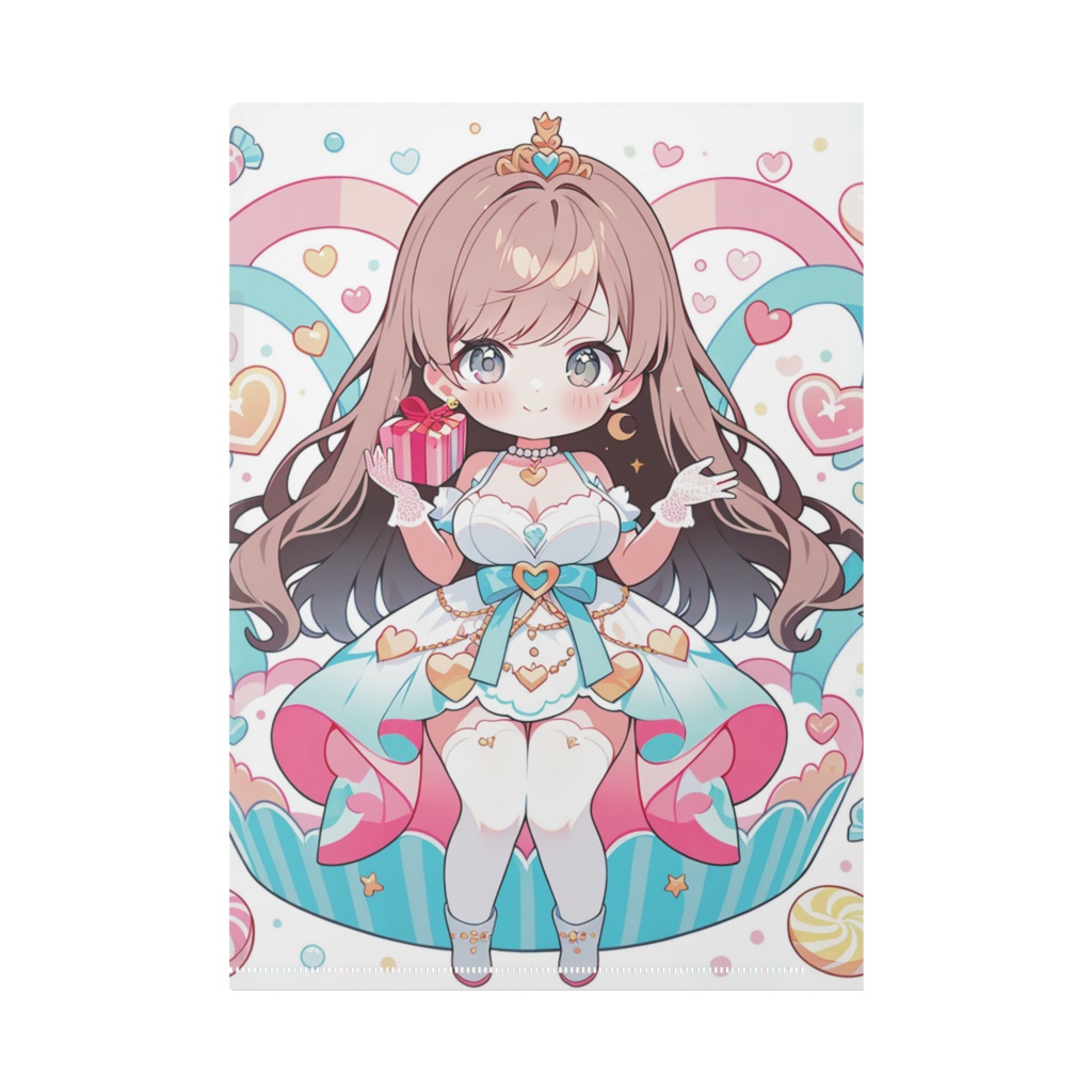 White day🍫💙キュート🩷LOVE❤️yuko✨&ミニキュート🩷yuko✨オリジナルクリアファイル✨(ホワイトデー限定)