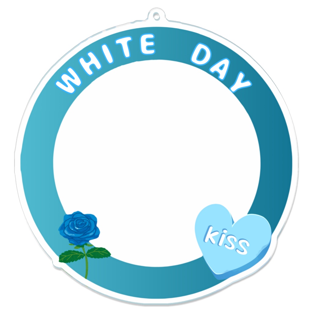 【2025年版ホワイトデー❄️💙配信特典🎁記念絵柄✨】White day💙アイコンリング🌹🩵オリジナルキーホルダー(ホワイトデー限定)🍫💙
