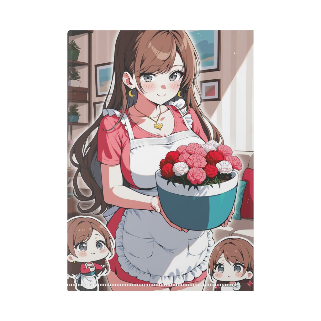 【母の日グッズ】『母の日配信(2025年)ver』yuko✨&ミニユウコ✨オリジナルクリアファイル