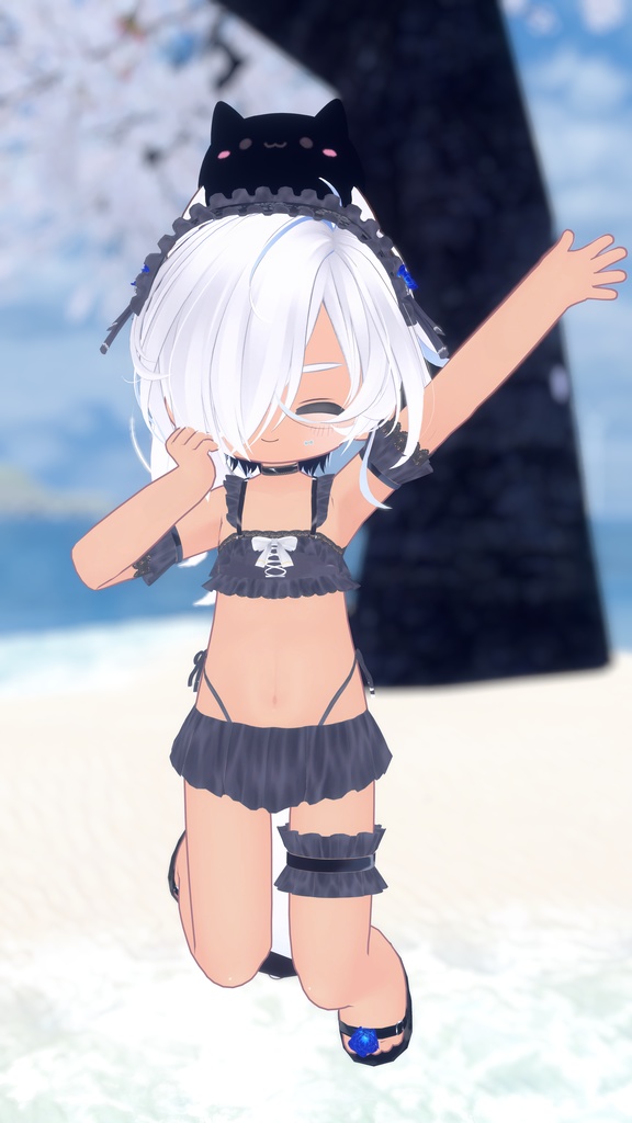 【FREE】Gothic Swimwear【エルシオン対応追加】