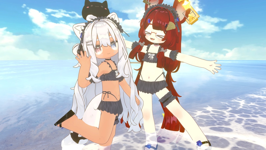 【FREE】Gothic Swimwear【エルシオン対応追加】