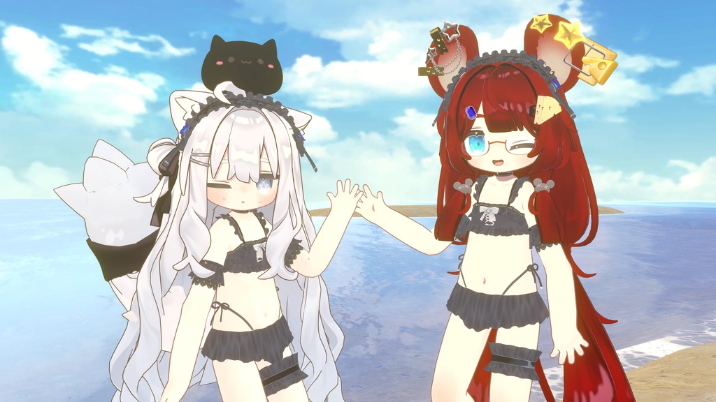 【FREE】Gothic Swimwear【エルシオン対応追加】