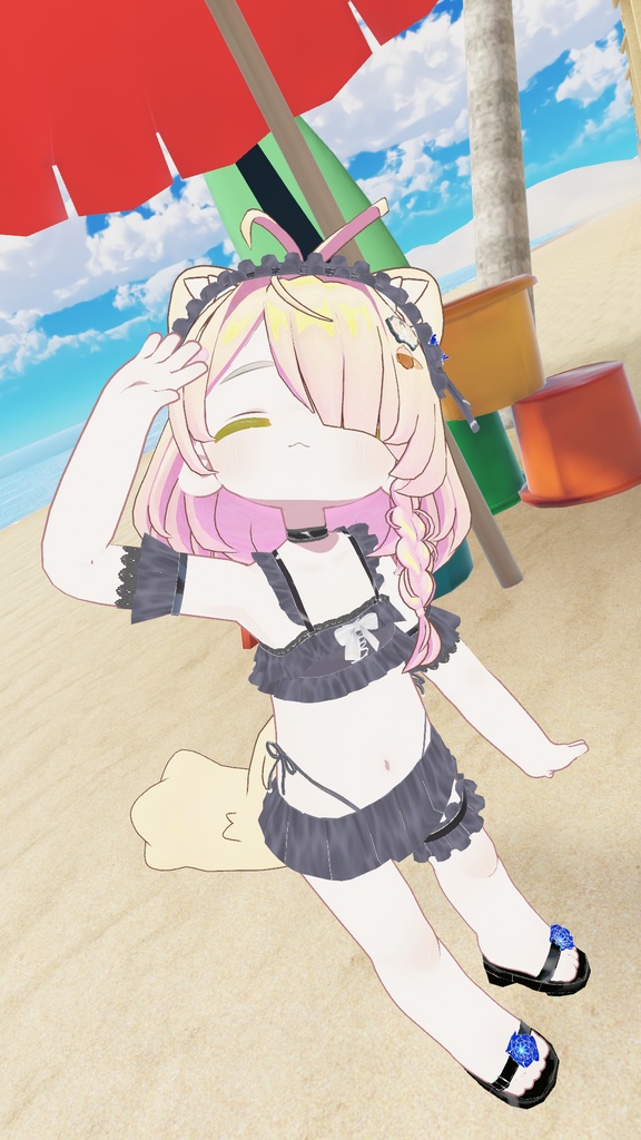 【FREE】Gothic Swimwear【エルシオン対応追加】