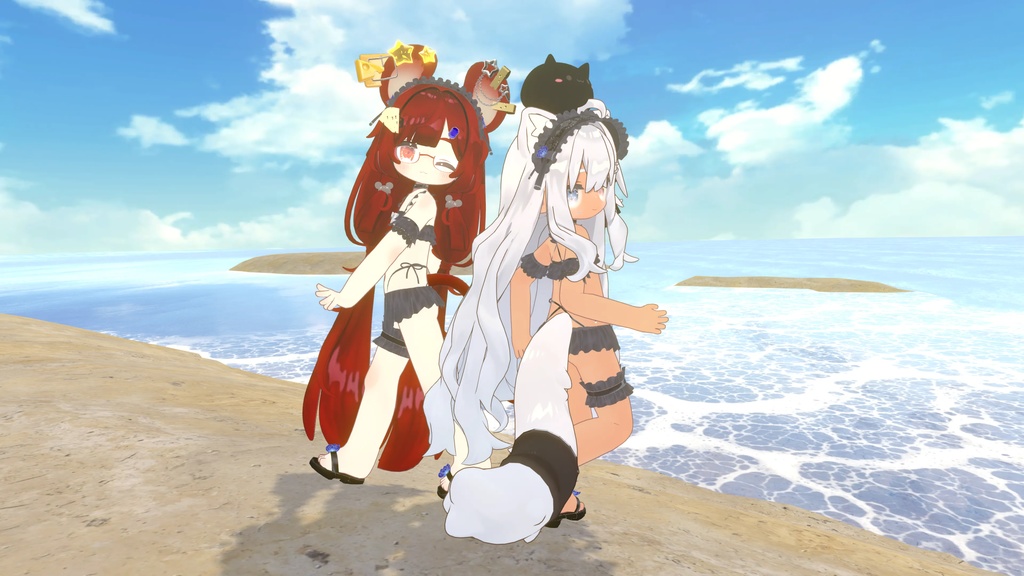 【FREE】Gothic Swimwear【エルシオン対応追加】