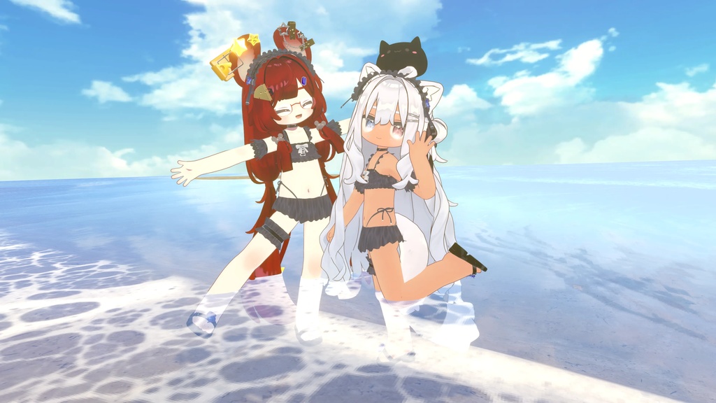 【FREE】Gothic Swimwear【エルシオン対応追加】