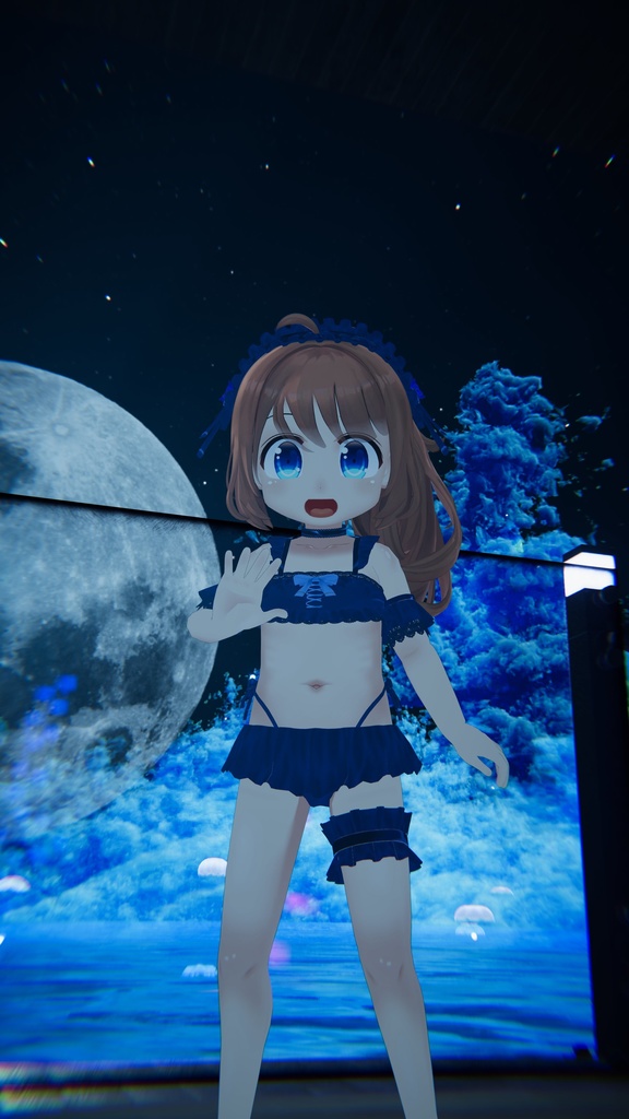 【FREE】Gothic Swimwear【エルシオン対応追加】