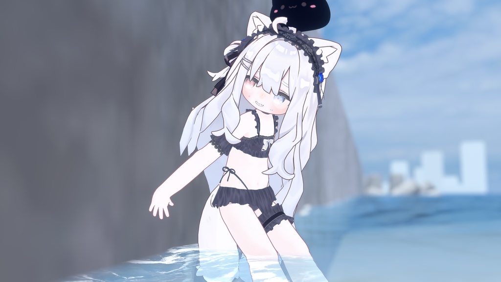 【FREE】Gothic Swimwear【エルシオン対応追加】