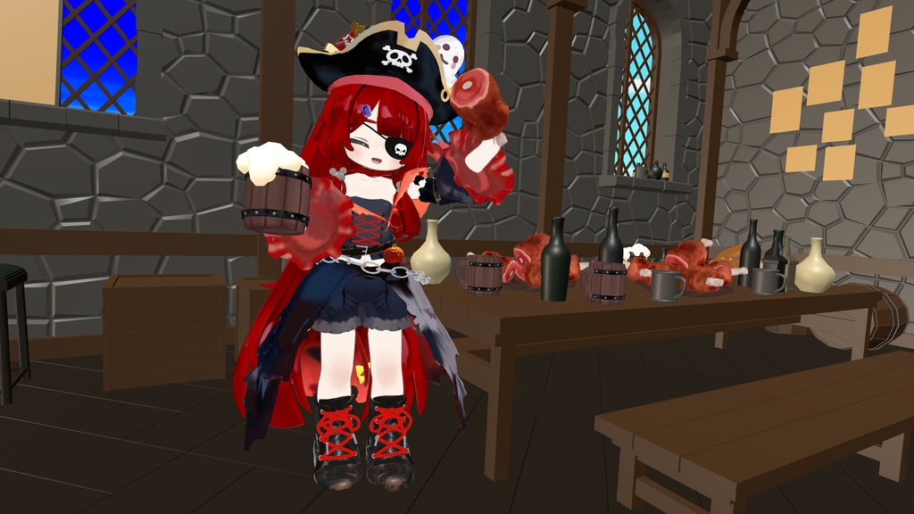 【FREE/無料】Ghost Pirates【まめふれんず対応】