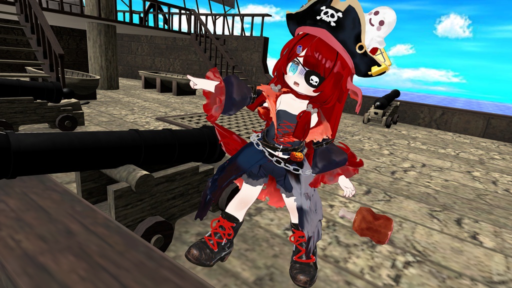 【FREE/無料】Ghost Pirates【まめふれんず対応】