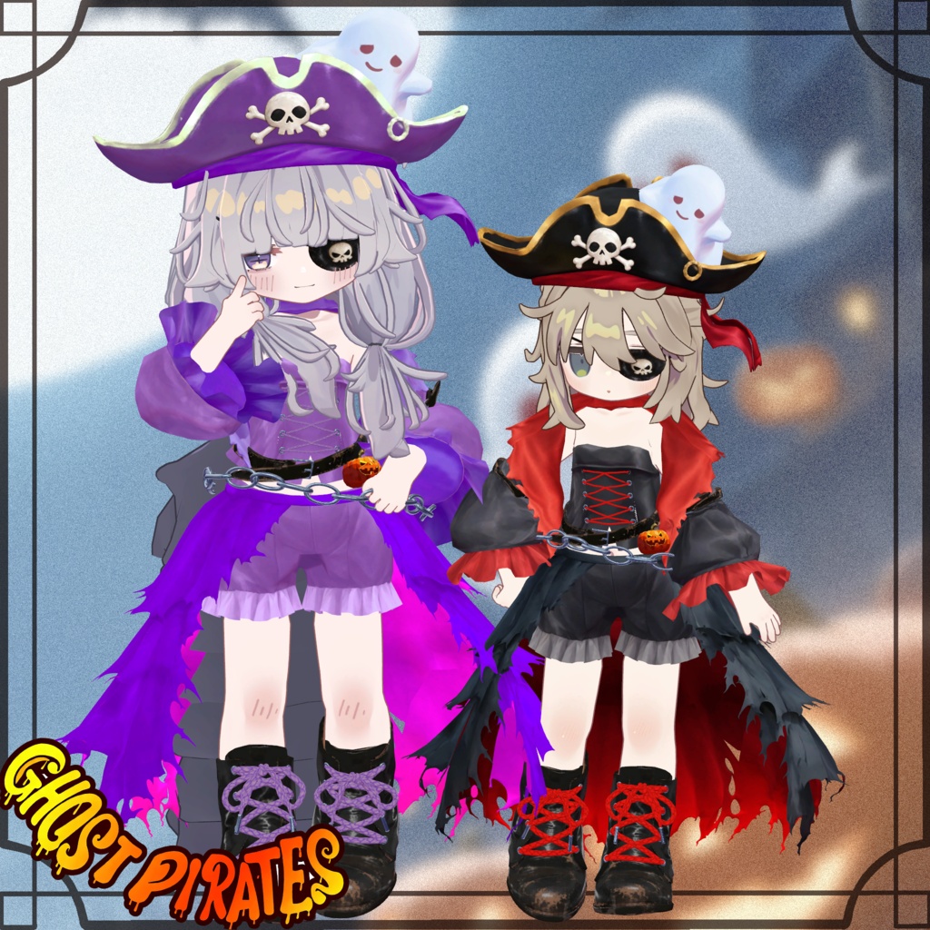 【FREE/無料】Ghost Pirates【11Avatars】