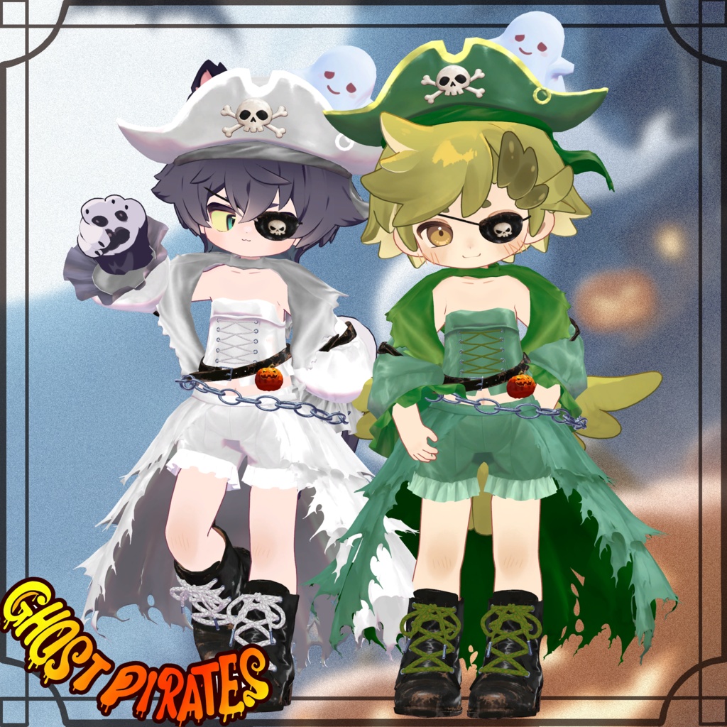 【FREE/無料】Ghost Pirates【11Avatars】