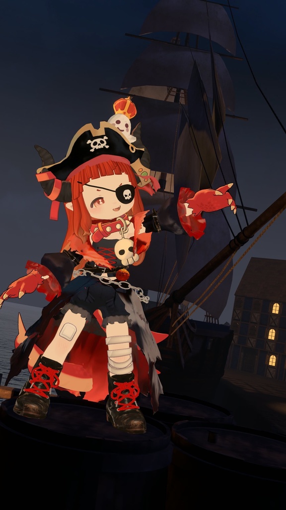 【FREE/無料】Ghost Pirates【まめふれんず対応】