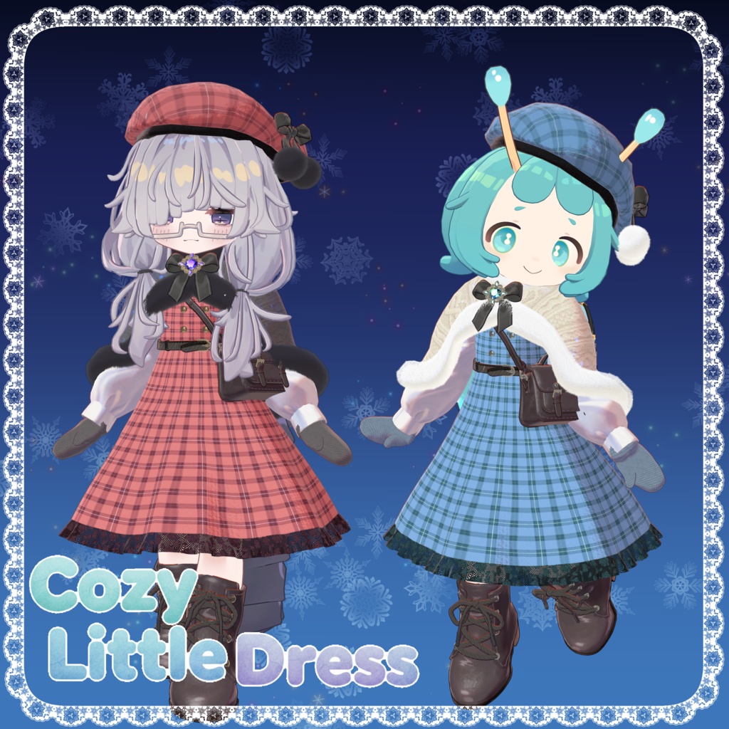 【FREE/無料】CozyLittleDress【まめふれんず対応】