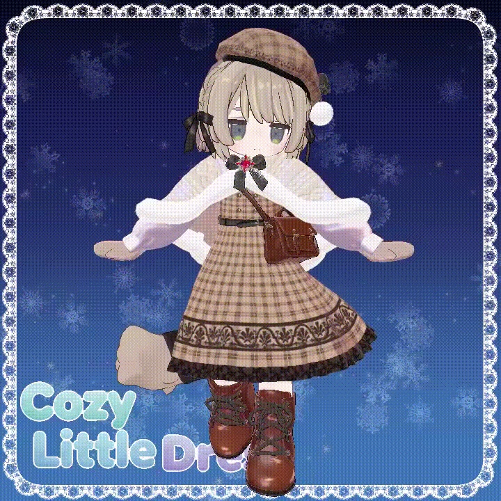 【FREE/無料】CozyLittleDress【まめふれんず対応】