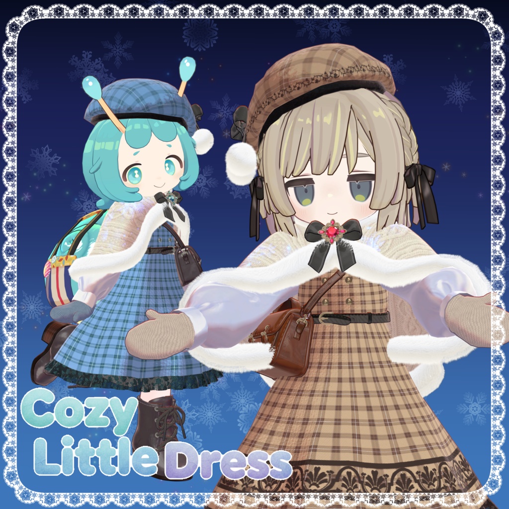 【FREE/無料】CozyLittleDress【まめふれんず対応】