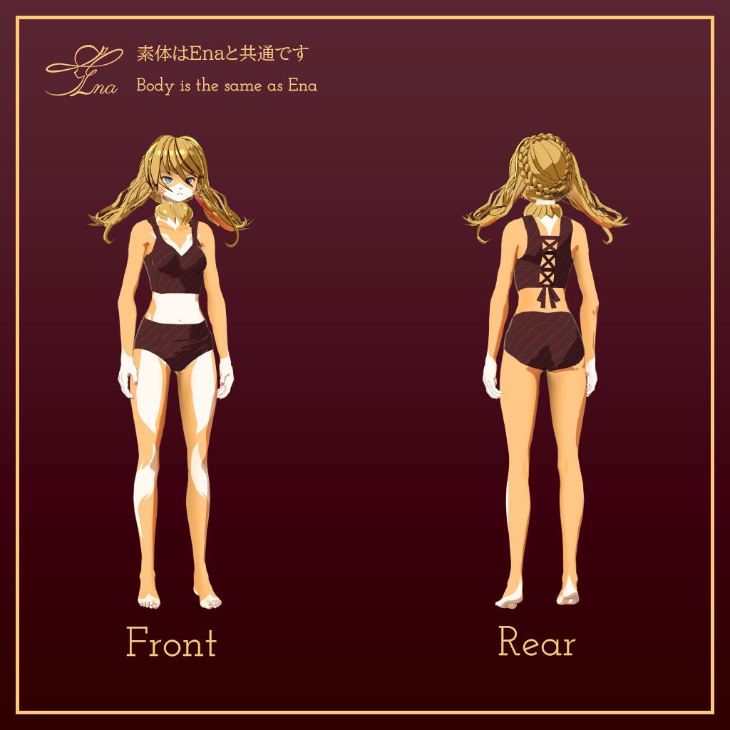 VRChat向けオリジナルアバター『シルヴィア(Silvia)』 #第六製鉄部