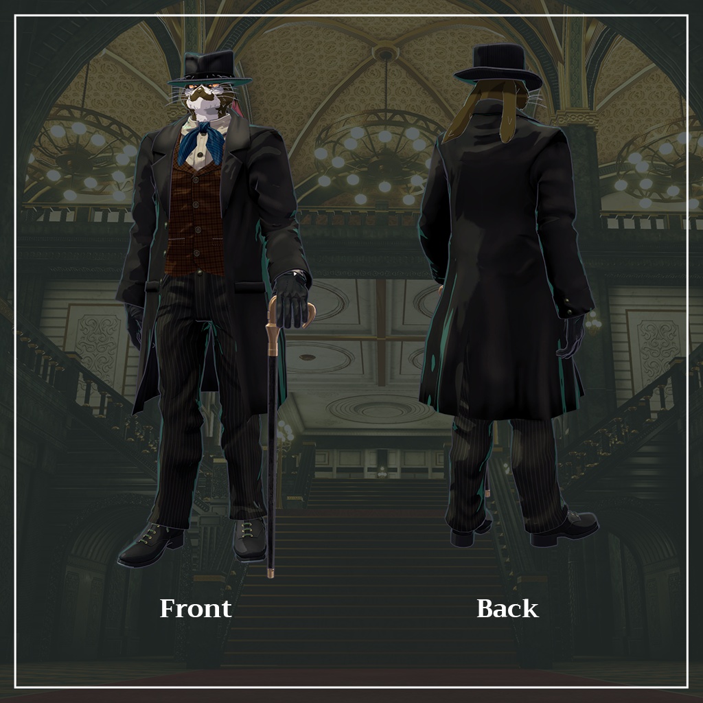 VRChat向けオリジナルアバター『ハーゼンハルト(Harsenhardt)』 #第六製鉄部