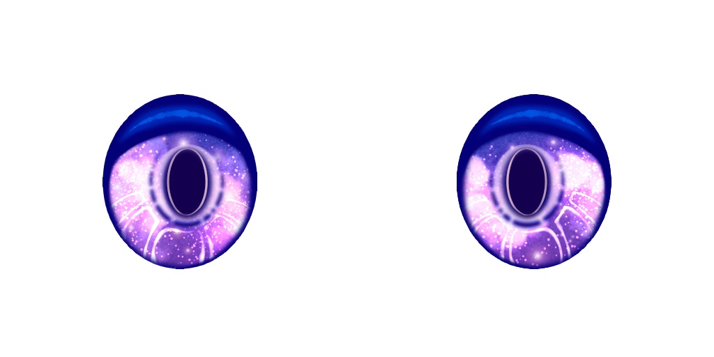 Galaxy Eyes 3D Texture