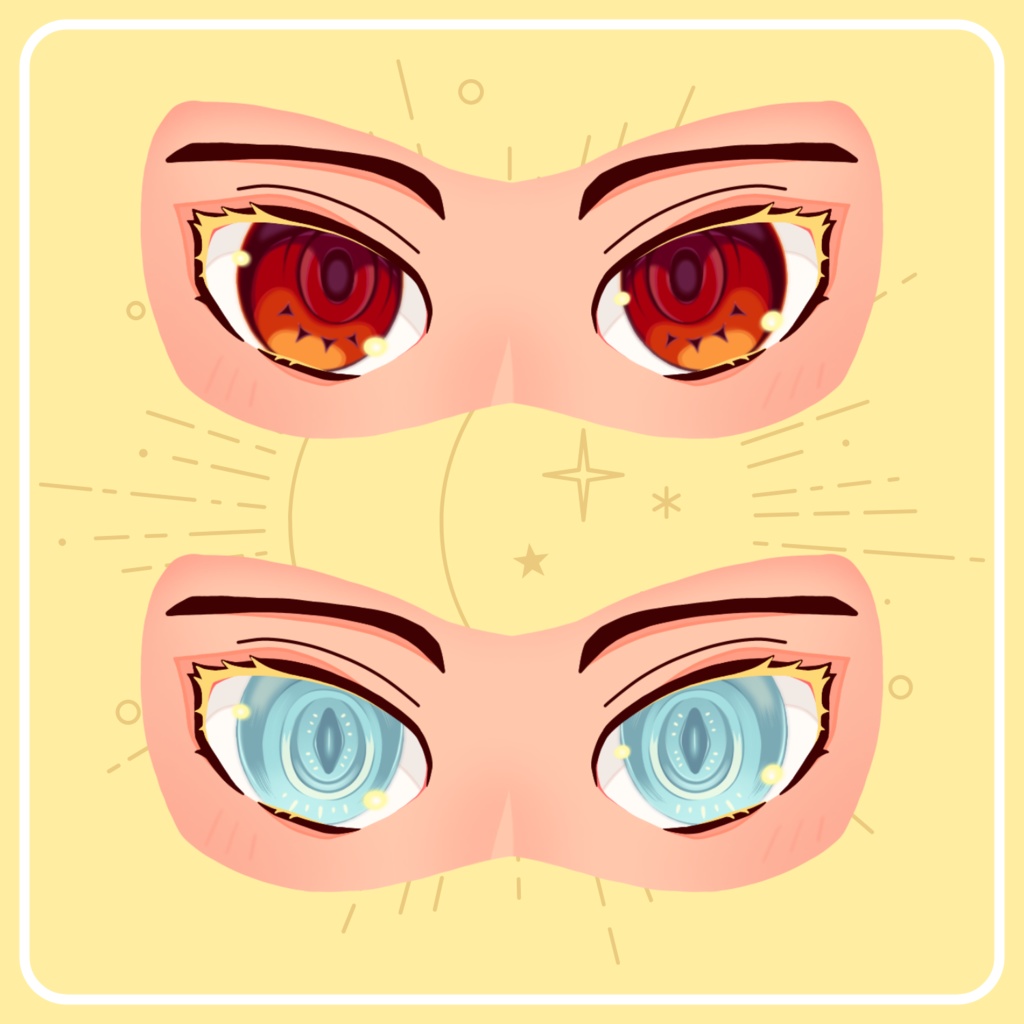 Sun & Moon Eye Textures Bundle