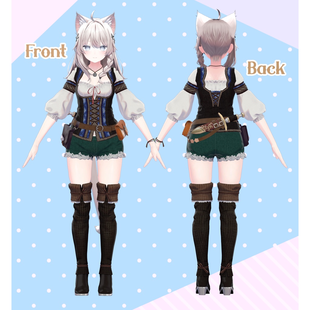 【しなの対応】Fortune Traveler(中世ファンタジー風衣装)