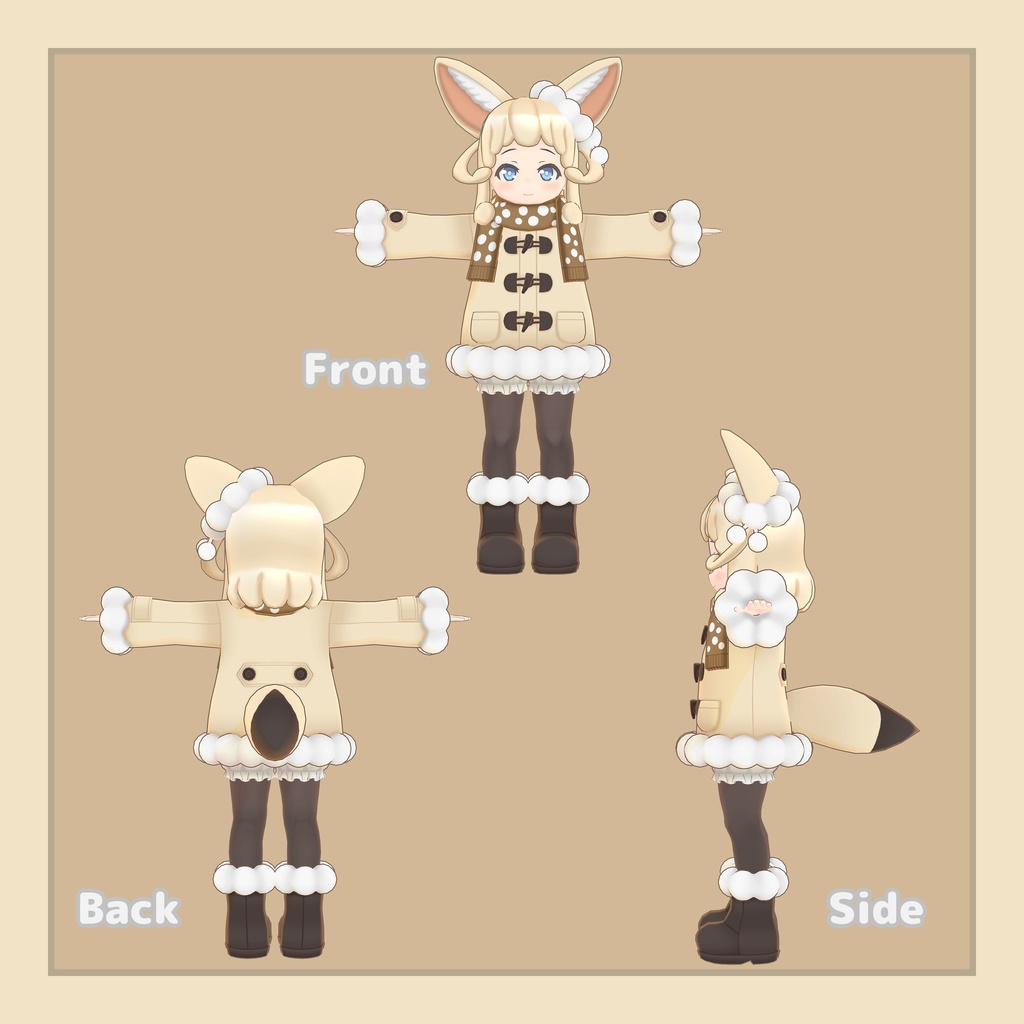 オリジナル3Dモデル『ロコ』